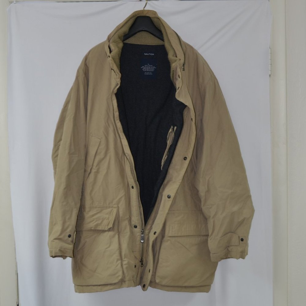 Nautica Coat - Khaki color - Size L